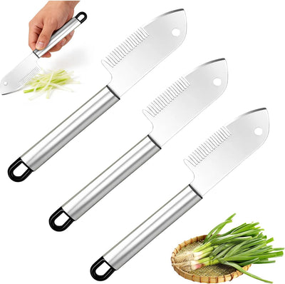 3 piezas acero inoxidable multiusos para juliana cortador de verduras
