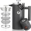 Prensa francesa acero inox 34oz cafetera fría