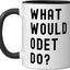 Taza cerámica What Would Odet Do? Negro/Blanco
