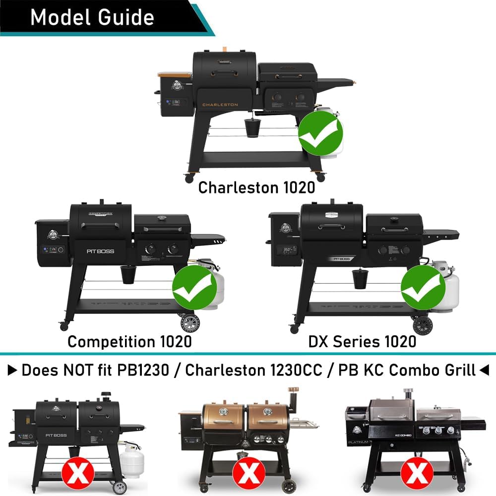Cubierta parrilla Pit Boss Charleston PB1020NX impermeable 600D