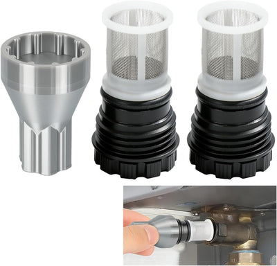 Herramienta extracción filtro 3en1 y 2 filtros Rinnai comp