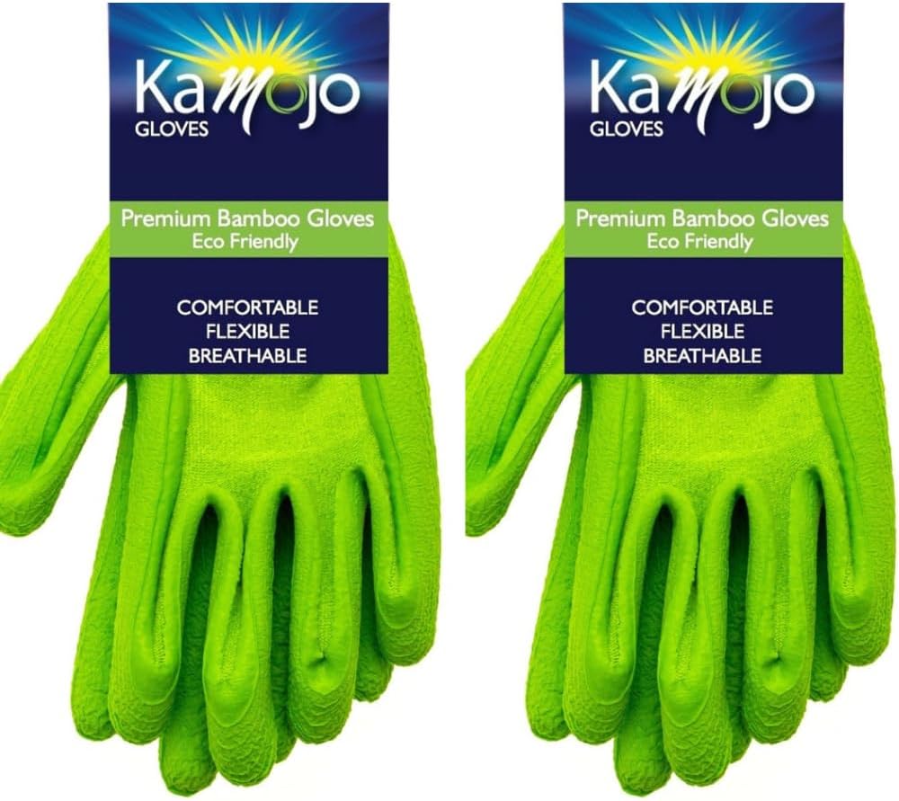 Guantes jardinería bambú resistentes 95% rayón