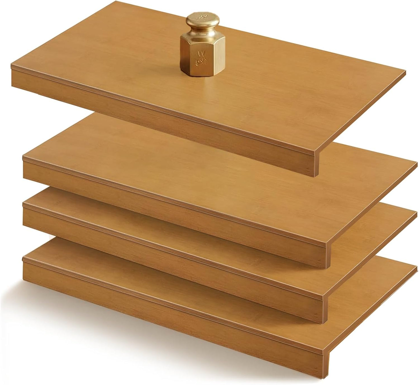 Cubiertas estantería madera fibra 16x24 set 4