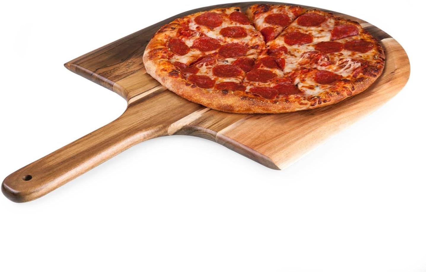 Pala pizza madera acacia paleta tabla servir horno parrilla