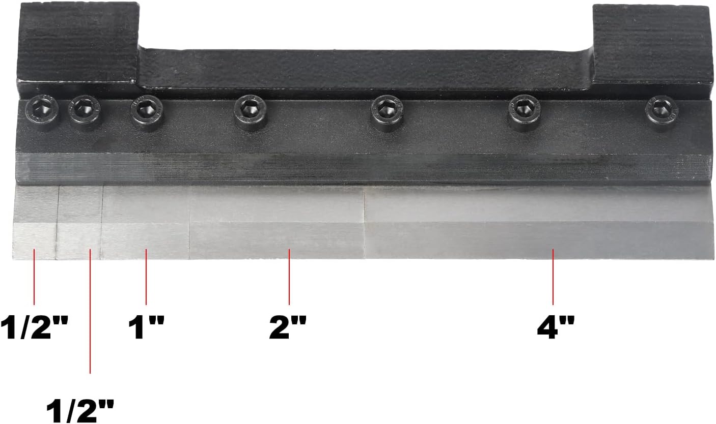 Dobladora freno magnética 8pulg para acero 14Ga aluminio