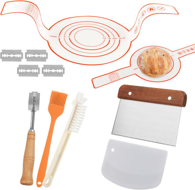 Batidor de masa con herramienta de puntuacion de masa madre kit de inicio