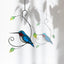 Adorno colibrí para ventana jardín colector luz