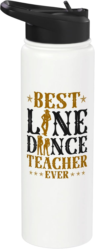 Bote de agua acero inoxidable para profesor de line dance