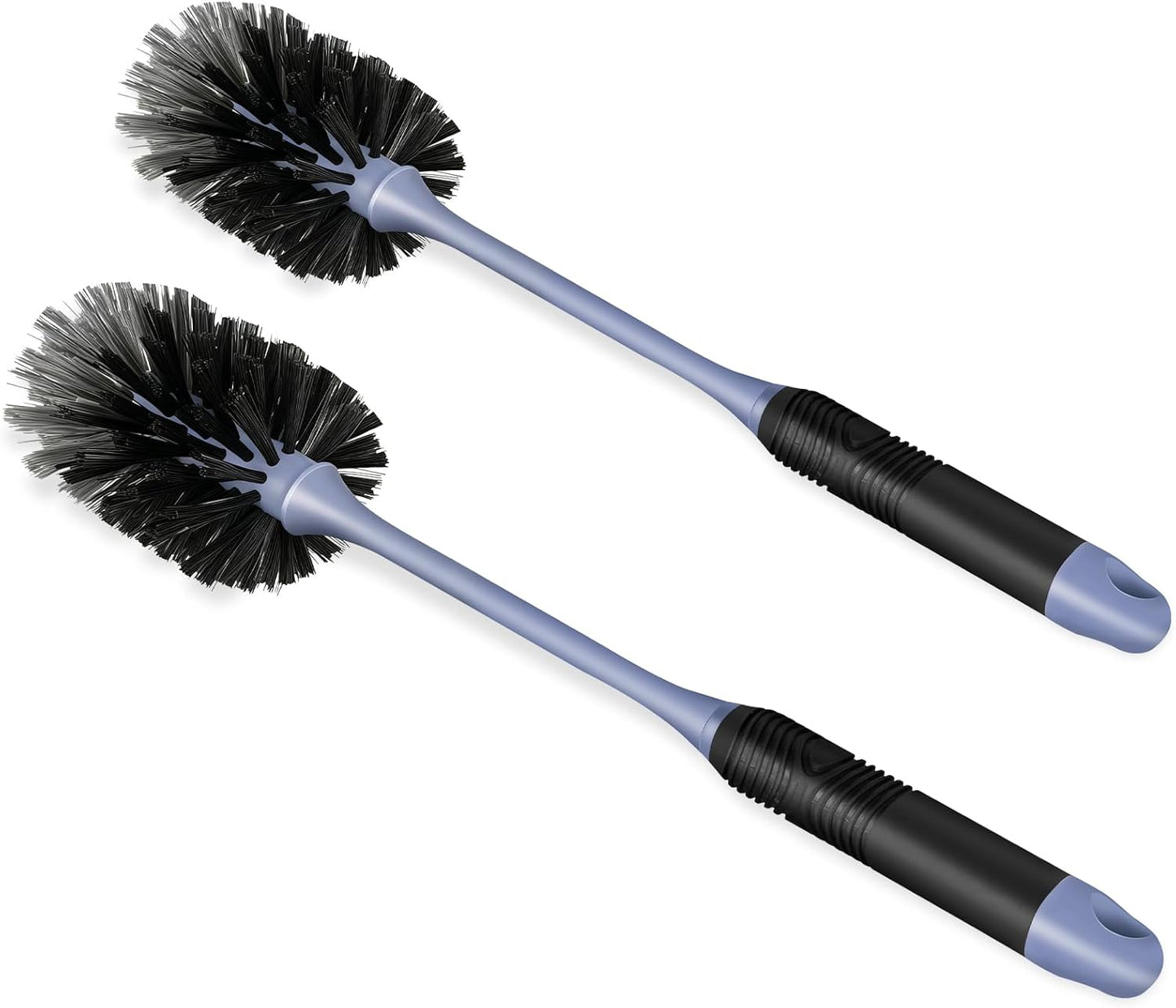 Cepillo botellas flexible reutilizable paquete 2 negro