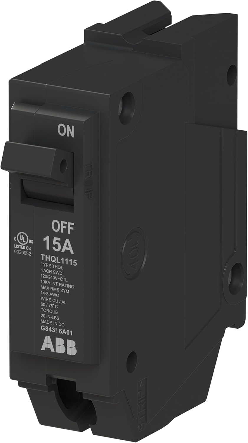 Disyuntor Q-Line THQL1115 monpolar 15 A 120/240 VCA