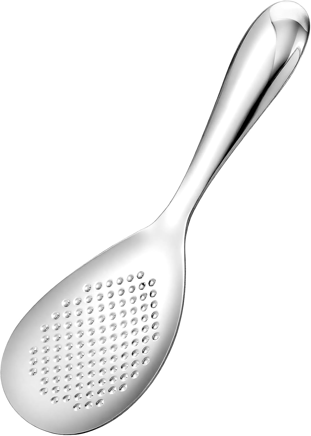 Cuchara arroz acero inox espátula antiadherente 8pulg