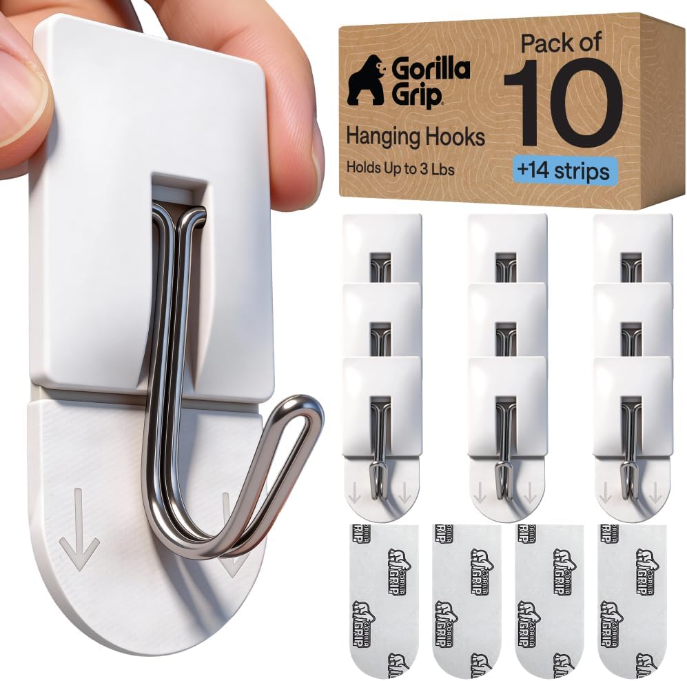 Ganchos adhesivos potentes para colgar 3lb cocina baño