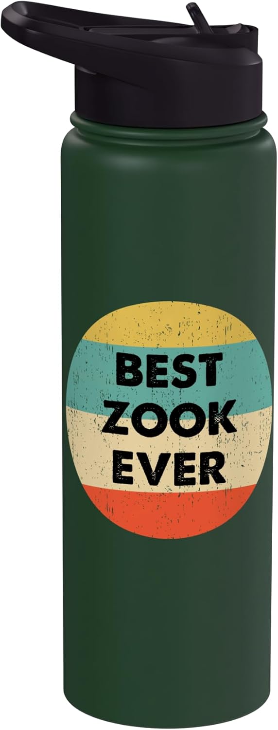 Botella agua acero inox aislada Zook Name
