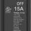Disyuntor Q-Line THQL1115 monpolar 15 A 120/240 VCA
