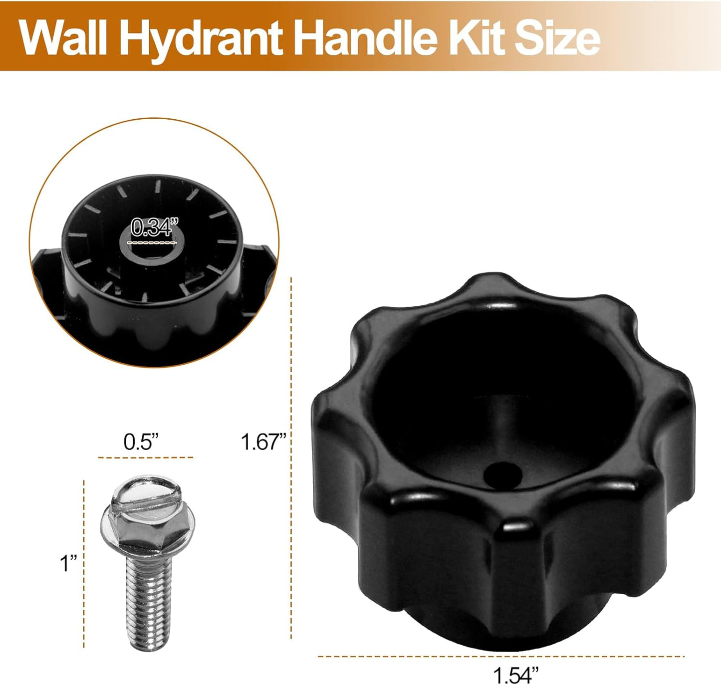 Kit mango hidrante pared comp Mansfield Prier serie 300-500