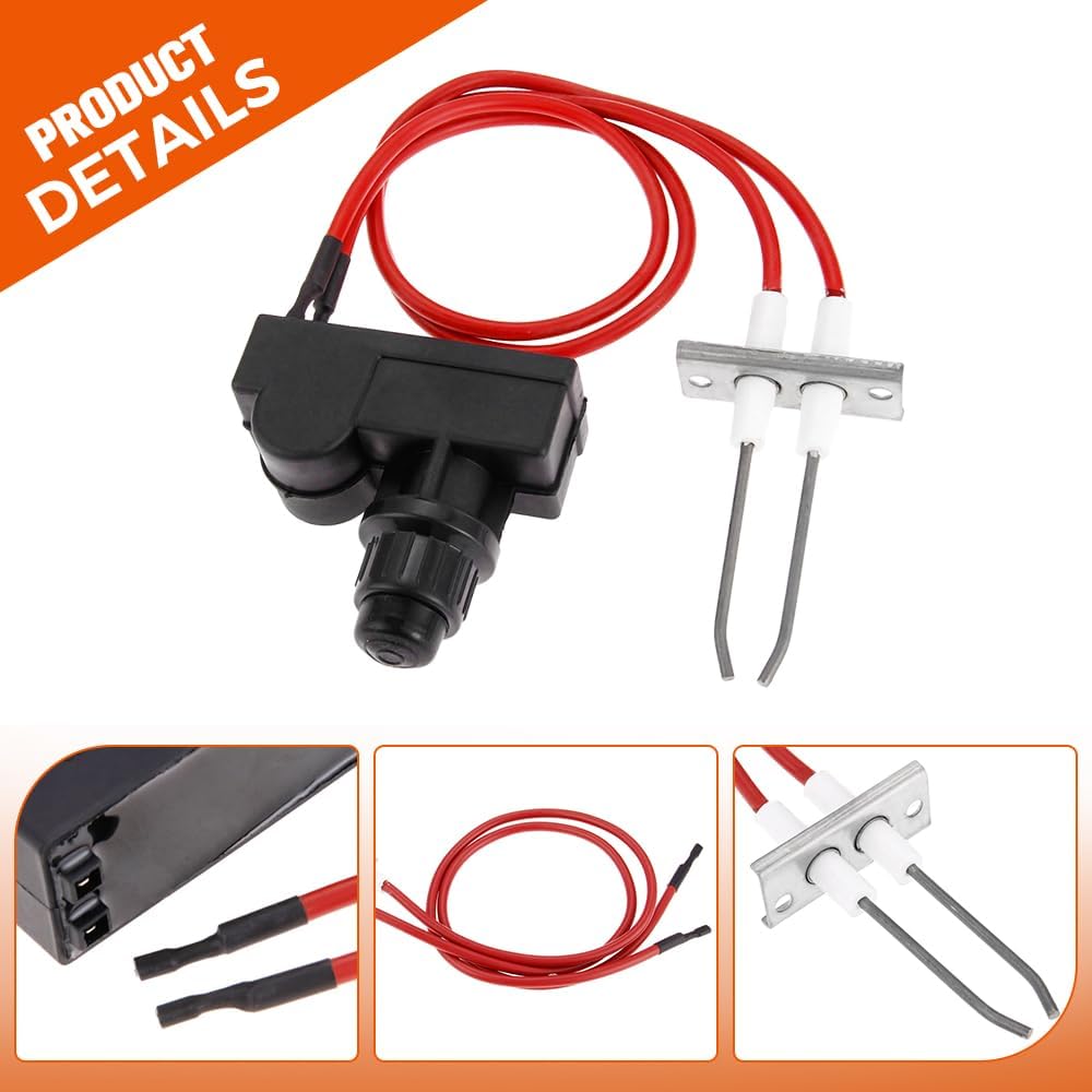 Encendedor gas propano doble electrodo 17.717pulg