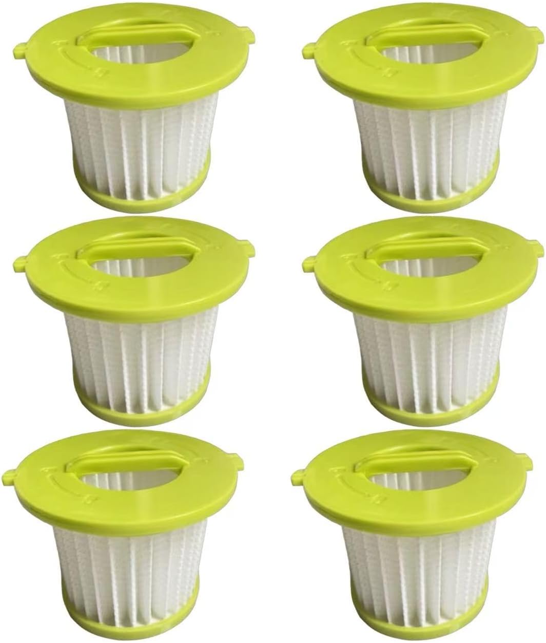 6 Filtros Repuesto Ryobi PCL700 Comp Aspiradora 18V