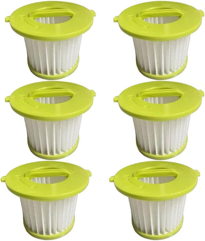 6 Filtros Repuesto Ryobi PCL700 Comp Aspiradora 18V