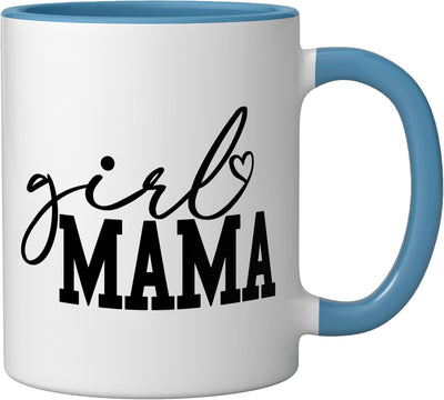 Taza Cerámica para Mamá Día de la Madre Azul/Blanco