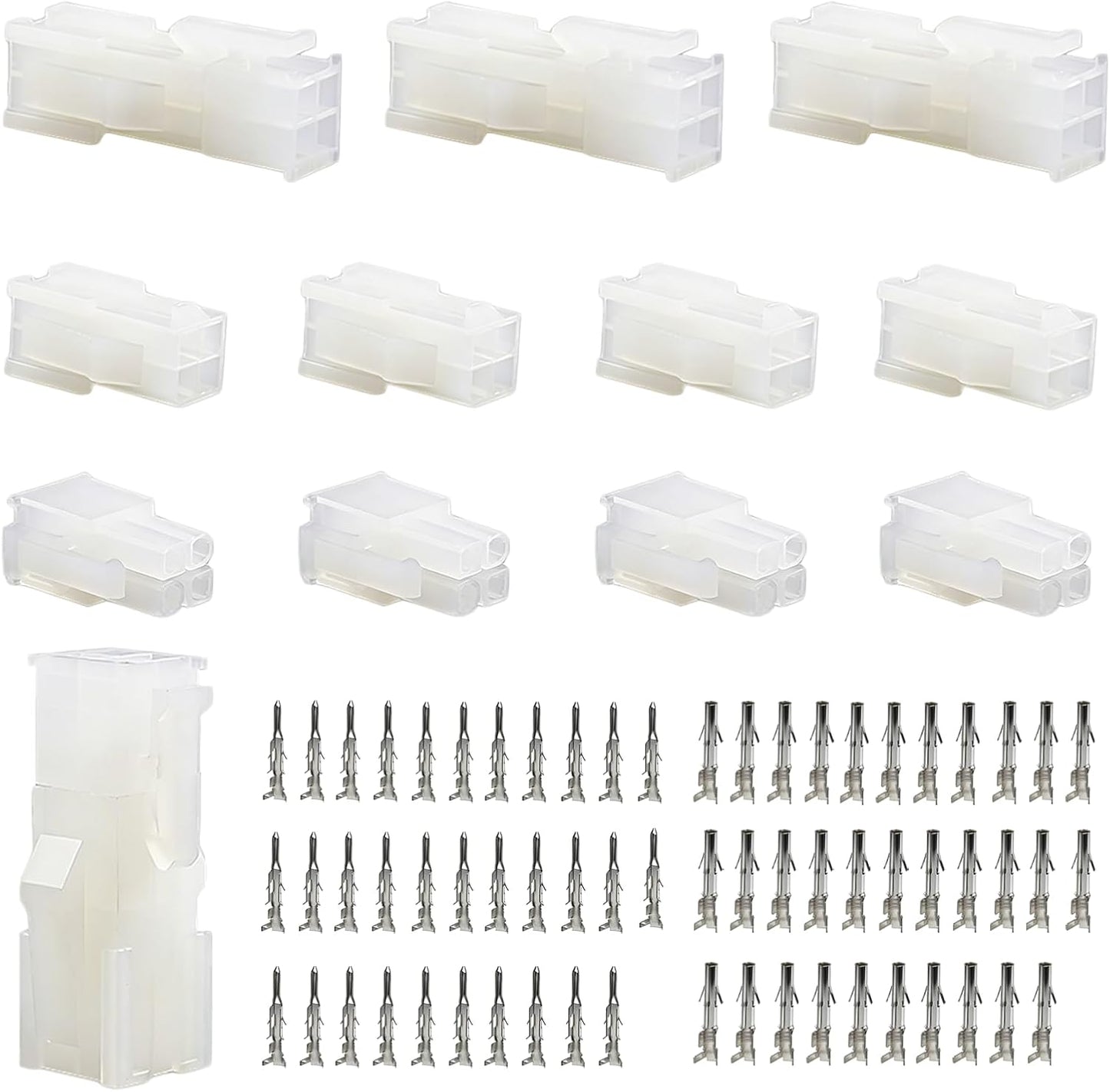8 Set Conectores 4 Pines Comp Molex Resistentes Corrosión