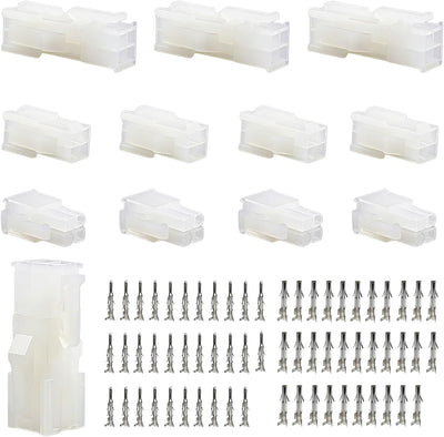 8 Set Conectores 4 Pines Comp Molex Resistentes Corrosión