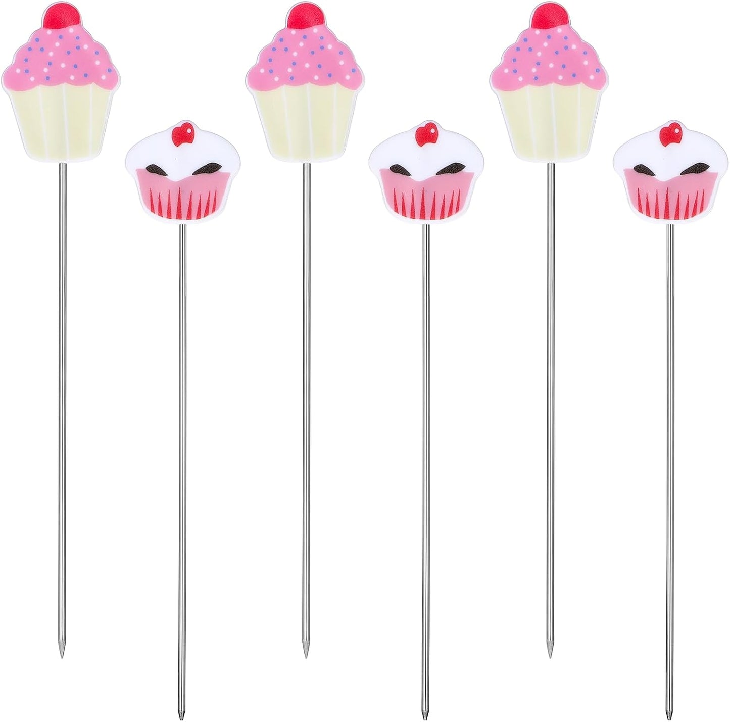 Brocheta de acero inoxidable para hornear 6 piezas