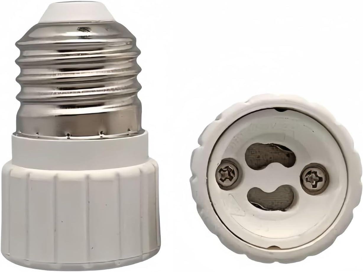 Pack 2 Adaptadores E26 a GU10 Base Bayoneta Cerámica