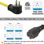 Cable extensión 3 pies NEMA 5-15P a 5-20R