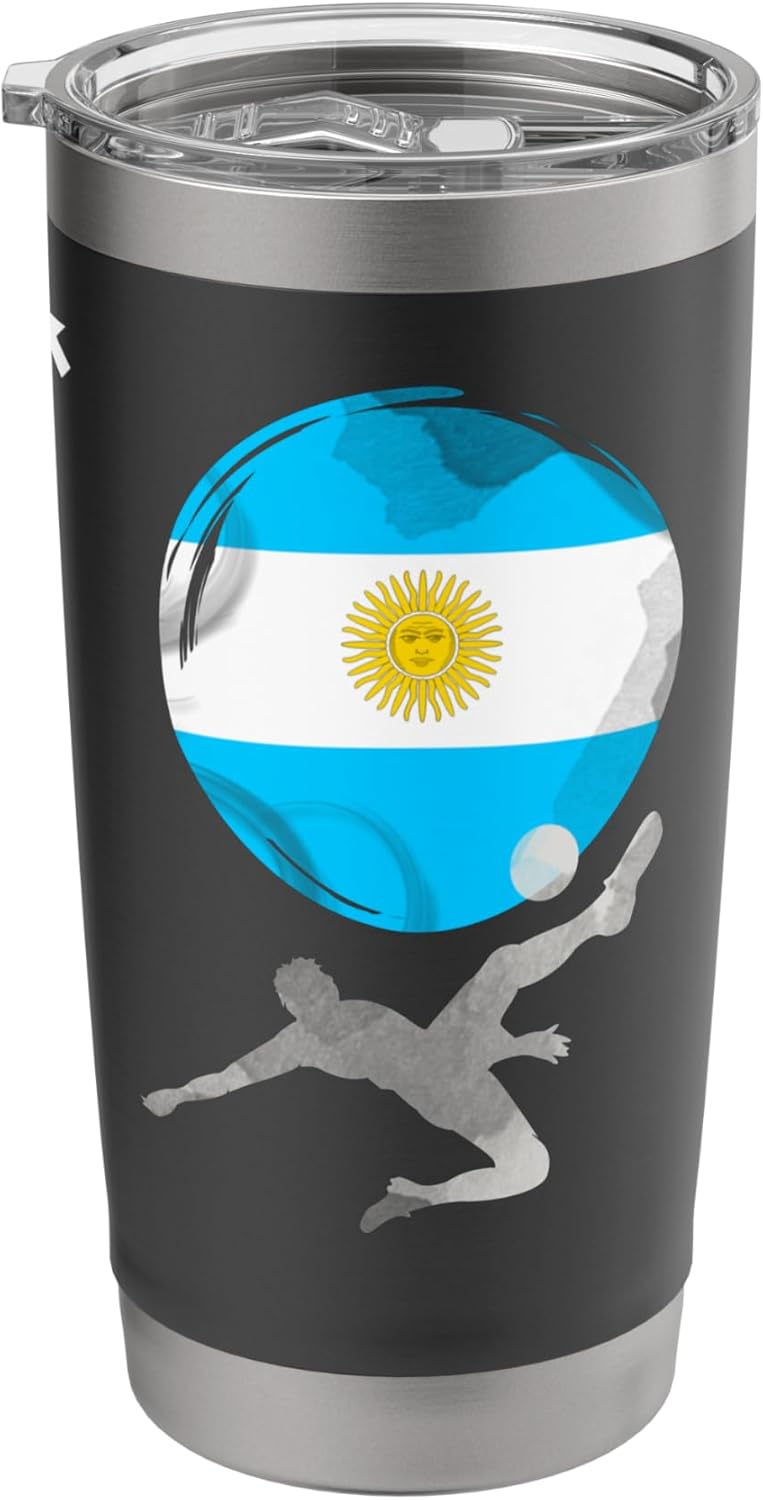 Vaso térmico acero inox con logo Argentina