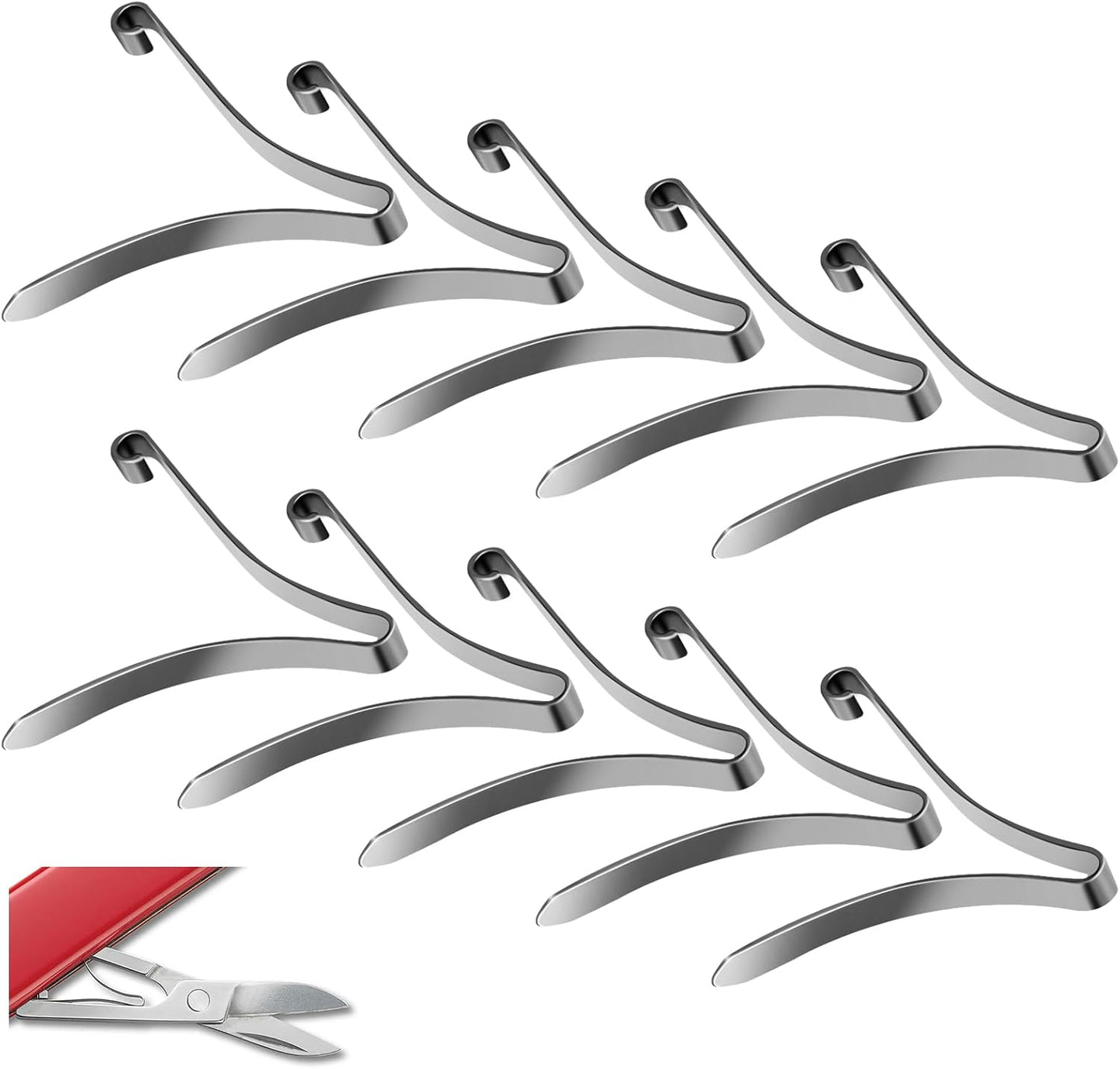 Pack 10 Muelles Tijera Medianos Cuchillo 3pulg