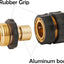 Conector rápido manguera 3/4pulg juego 6