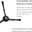 6 Cepillos laterales repuesto comp Roborock S8 Pro Qrevo