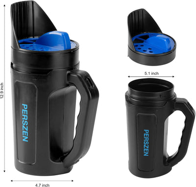 Esparcidor de fertilizantes y semillas césped 84oz ajustable