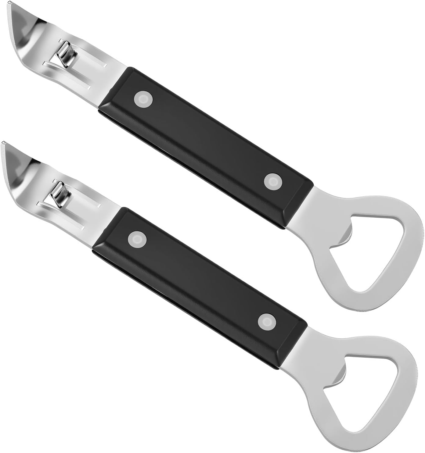 Abrebotellas acero inox 2en1 antideslizante paquete 2
