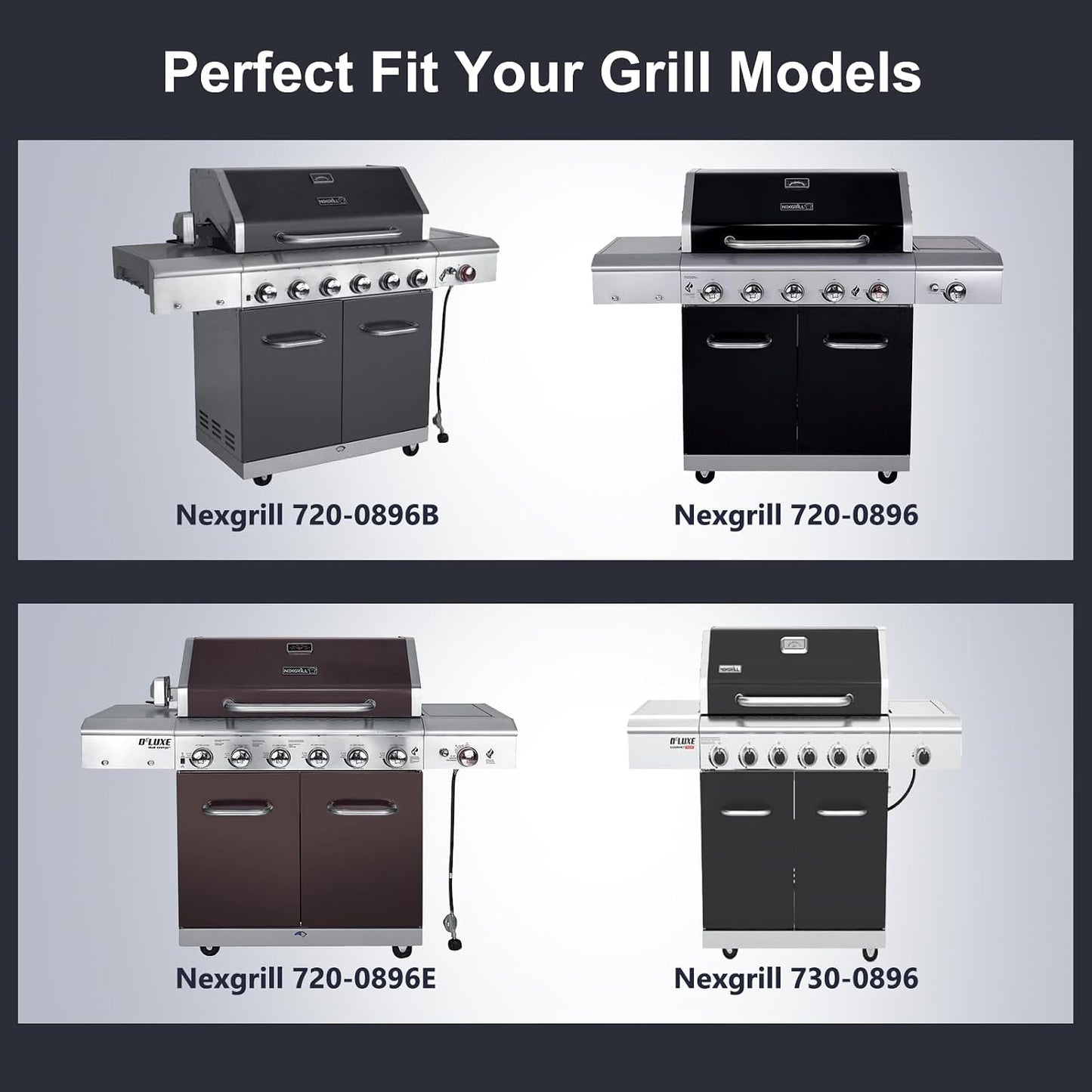 Rejillas parrilla Nexgrill 6 quemadores 720-0896B