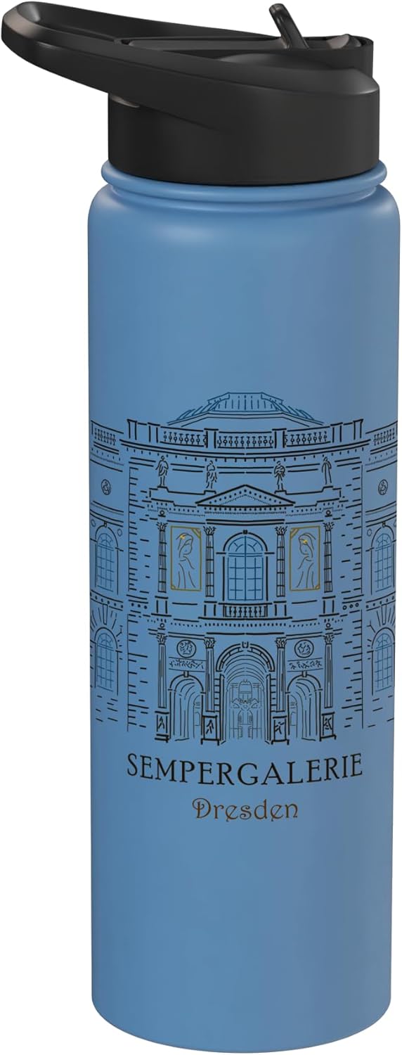 Botella de agua acero inoxidable Dresden Semper Gallery Alemania