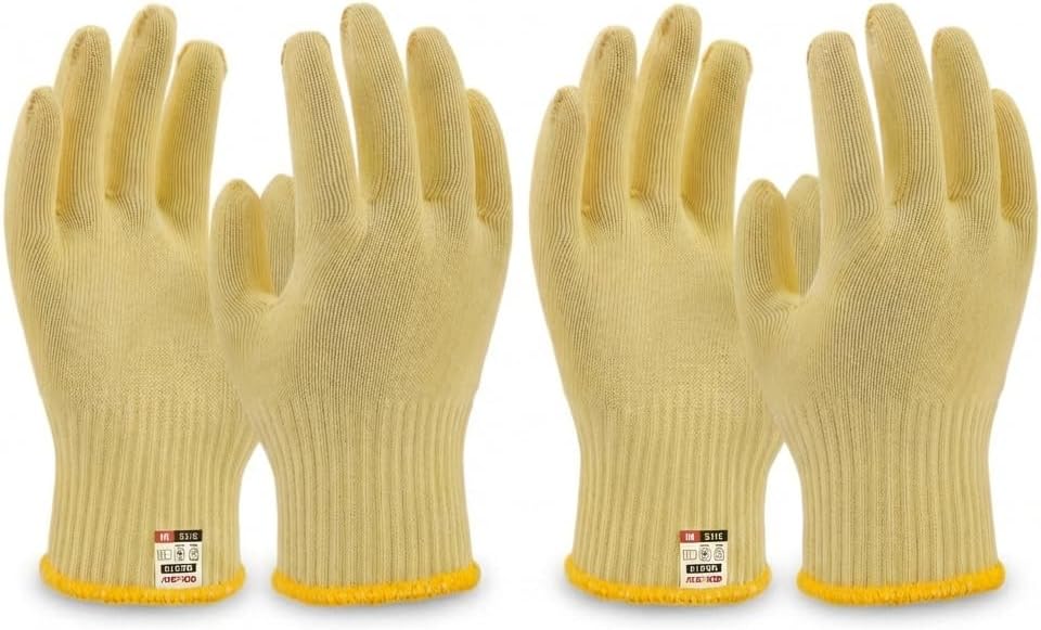 Guantes seguridad industrial aramida resistente corte y calor