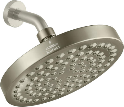 Cabezal ducha alta presión boquillas silicona ajustable 6pulg
