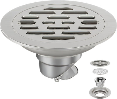 Desagüe antiolor acero inox 304 con filtro doble para baño y cocina