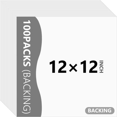 100 Tableros Blancos 12x12pulg Sin Ácidos para Impresiones