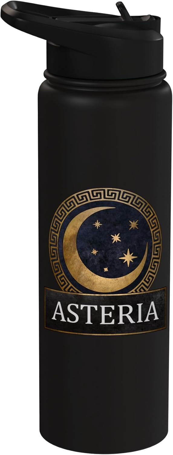 Botella de agua acero inoxidable diosa griega de las estrellas