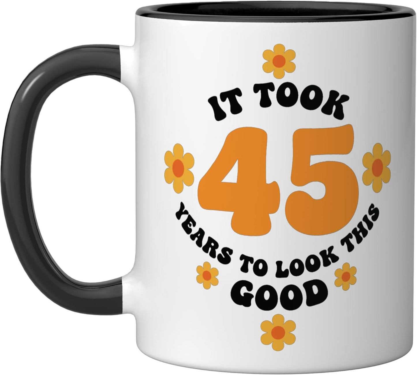 Taza Cerámica Negro/Blanco