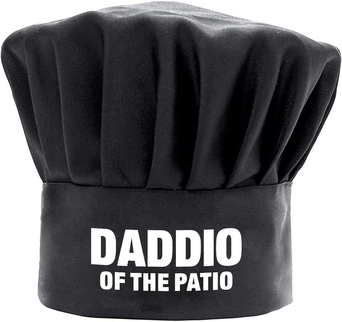 Sombrero chef ajustable para hombres cocina barbacoa negro