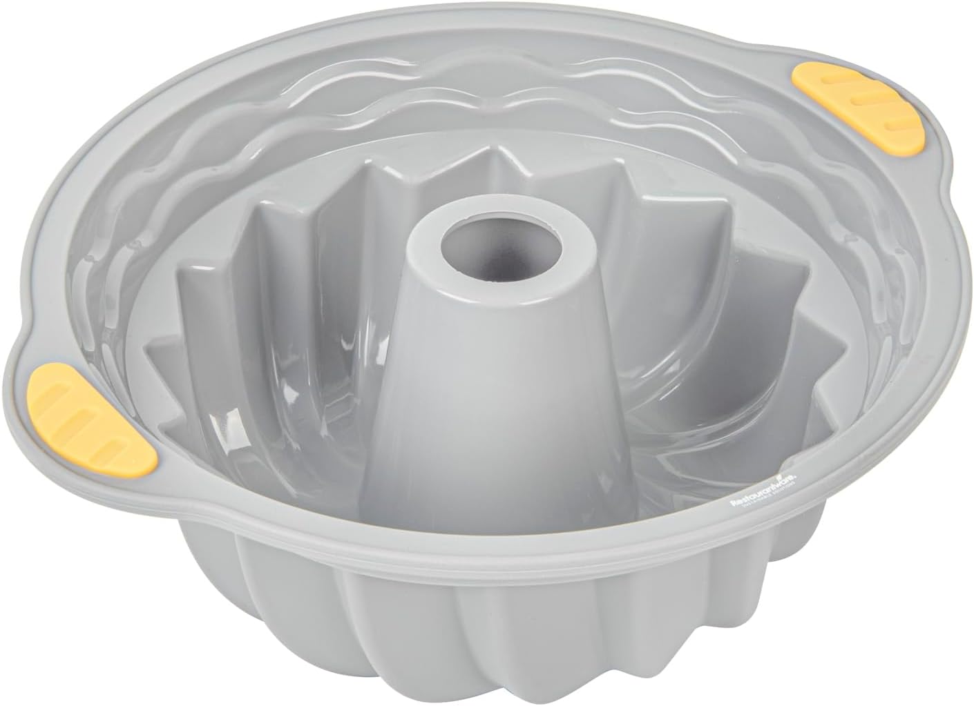 Moldes silicona hornear 8 pzas antiadherentes gris