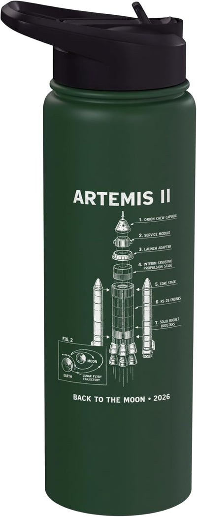 Botella agua acero inox aislada Artemis 2