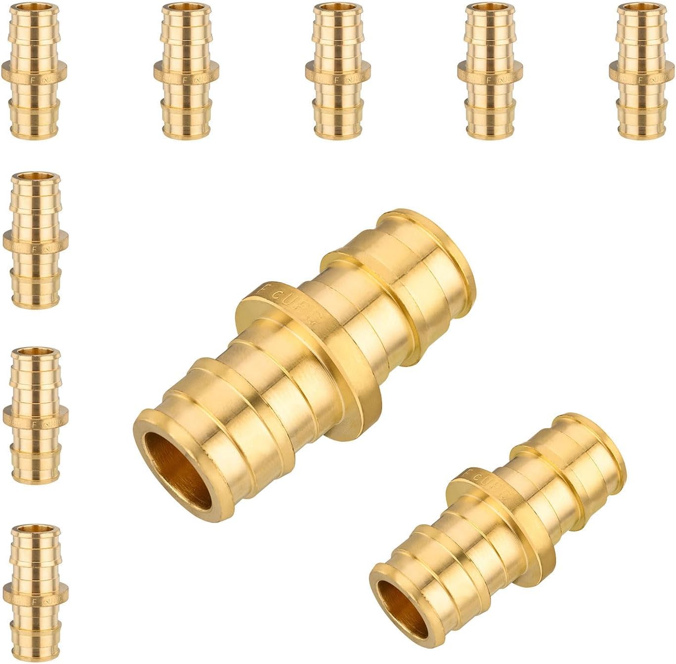 Pack 10 Accesorios Expansión PEX Latón 1/2x1/2pulg