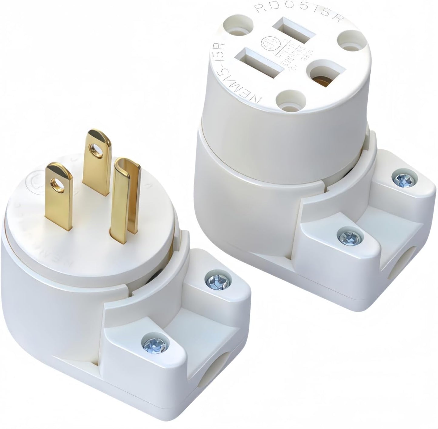 Enchufe NEMA 5-15R y 5-15P 15A 125V con cable industrial