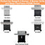Plancha superior plana Nexgrill acero carbono