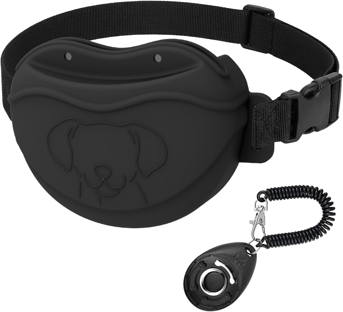 Bolsa silicona para perros con cierre magnético y clicker
