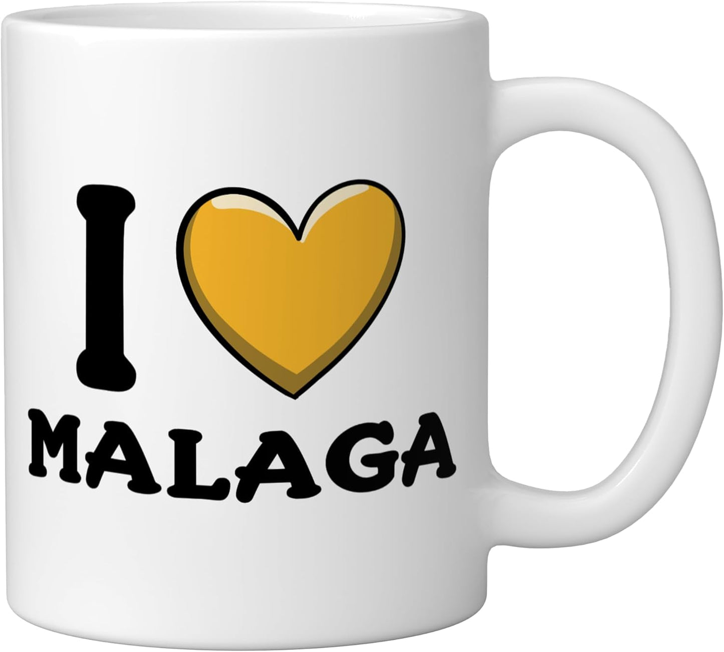 Taza Cerámica Blanca España Málaga